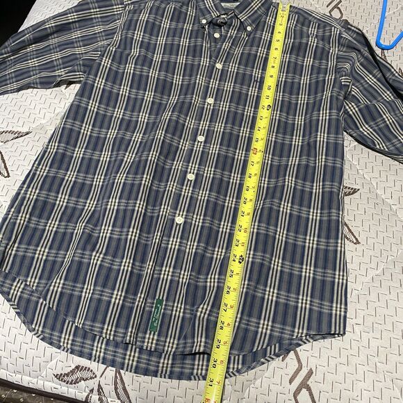 Vintage Ben Sherman Plaid Long Sleeve Casual Button Down Men's Shirt Medium - Picture 7 of 8